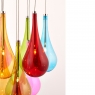 Multi Coloured Glass Pendants