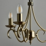 Antique Fitting with 3 Candles 4