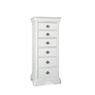 Cookes Collection Chateau Blanc Tall 6 Drawer Chest