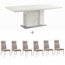 Alf Italia Canova Large Table & 6 Chairs