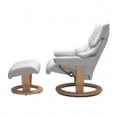 Stressless Reno Small Chair & Stool Classic Base