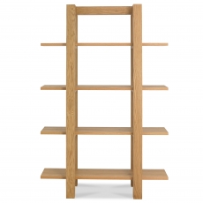 Cookes Collection Trinity Light Oak Open Display Unit