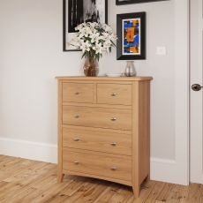 Burnley 2 Over 3 Drawer Chest