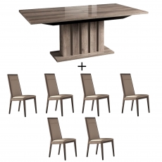 Alf Matera Dining Table & 6 Chairs
