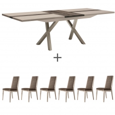 Alf Belpasso Extending Dining Table & 6 Chairs