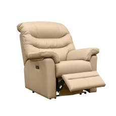 G Plan Ledbury Power Recliner Armchair with Headrest & Lumbar in Leather