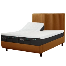 Tempur Arc Disc Adjustable Bed with Vertical Headboard – Gold