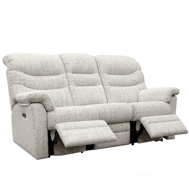 G Plan Ledbury 3 Seater Double Power Recliner Sofa with Headrest & Lumbar 1