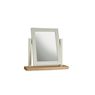 Cookes Collection Camden Soft Grey And Pale Oak Vanity Mirror