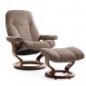 Stressless Consul Large Chair and Stool Classic Base 1