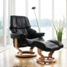 Stressless Reno Large Chair & Stool Classic Base 6