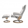 Stressless View Small Chair & Stool Signature Base 2