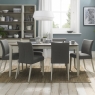 Cookes Collection Romy Soft Grey Medium Dining Table 6