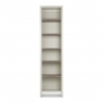 Cookes Collection Romy Soft Grey Narrow Bookcase 2