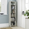 Cookes Collection Romy Soft Grey Narrow Bookcase 3