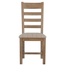 Western Slatted Back Dining Chair - Natural