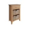 Burnley Side Table with 2 Baskets 3
