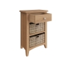 Burnley Side Table with 2 Baskets 4