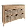 Cookes Collection Burnley 3 Drawer, 6 Baskets Unit 3