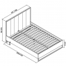 Cookes Collection Rotterdam King Size Bedstead 5
