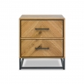 Cookes Collection Rotterdam 2 Drawer Nightstand 1