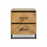 Cookes Collection Rotterdam 2 Drawer Nightstand 4