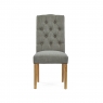 Marseille Grey Button Back Dining Chair 1