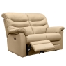 G Plan Ledbury 2 Seater Single Power Recliner Sofa LHF with Headrest & Lumbar in Leather 1