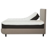 Arc Adjustable Bed with Vertical Headboard Warm Stone 3