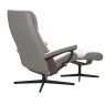 Stressless View Small Chair & Stool Cross Base 6