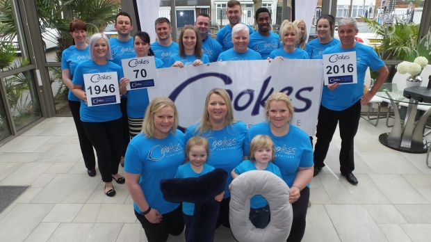 Cookes celebrates 70th birthday at Great Midlands Fun Run  