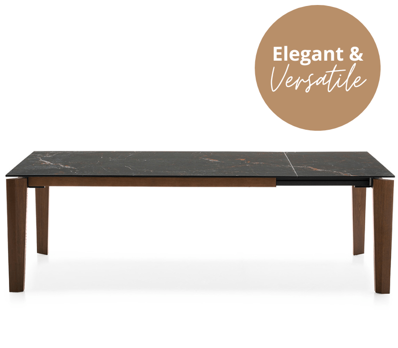 Alpha Stand Table Alpha Extendable Table | Elegant Dining | Cookes Furniture