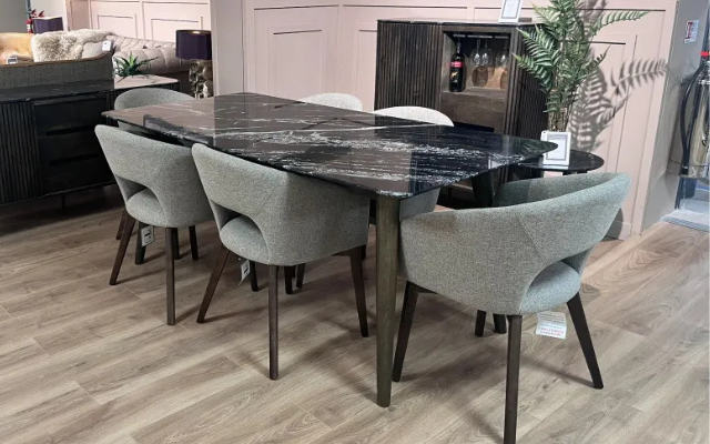 Dalston
Dining Table, 6 Chairs & Sideboard
Was £3,855 Now £1,999
VISIT US
Dalston
Dining Table, 6 Chairs & Sideboard
Was £3,855 Now £1,999
VISIT US