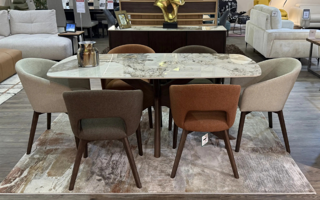 Amelia
Dining Table & 6 Chairs
Was £2,400 Now £1,495
VISIT US
Amelia
Dining Table & 6 Chairs
Was £2,400 Now £1,495
VISIT US