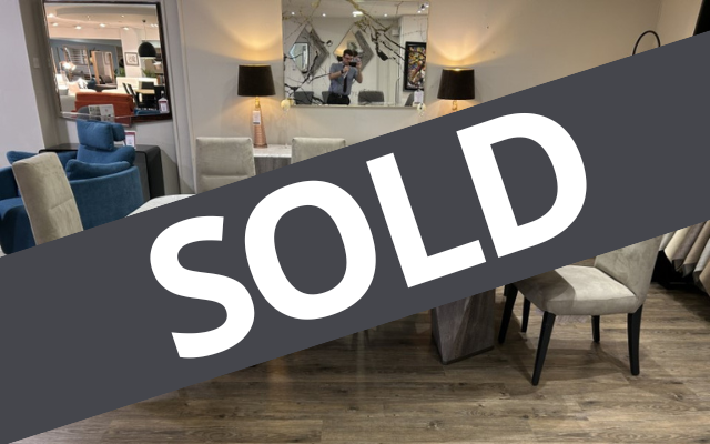 Diamond & Chloe
Dining Table, 6 Chairs & Sideboard
SOLD
VISIT US
Diamond & Chloe
Dining Table, 6 Chairs & Sideboard
SOLD
VISIT US