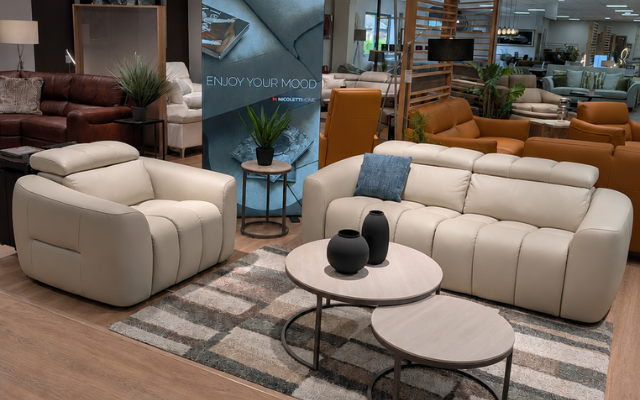 Nicoletti
Owen 3 Seater Recliner Sofa & Reclining Chair
Was £6,012 Now £4,549
VISIT US
Nicoletti
Owen 3 Seater Recliner Sofa & Reclining Chair
Was £6,012 Now £4,549
VISIT US