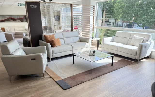 Natuzzi Greg
3 Seater Recliner, 2 Seater Recliner & Recliner Chair
Was £9,351 Now £5,495
VISIT US
Natuzzi Greg
3 Seater Recliner, 2 Seater Recliner & Recliner Chair
Was £9,351 Now £5,495
VISIT US