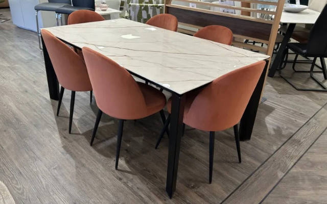 Delta & Grayson
180cm Ext. Dining Table & 6 Chairs
Was £3,820 £2,899 Now £2,599
VISIT US
Delta & Grayson
180cm Ext. Dining Table & 6 Chairs
Was £3,820 £2,899 Now £2,599
VISIT US