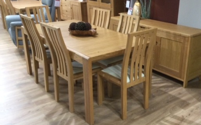 Ercol Bosco
Small Extending Dining Table, 6 Chairs & Sideboard
Was £5,169 Now £2,995
VISIT US
Ercol Bosco
Small Extending Dining Table, 6 Chairs & Sideboard
Was £5,169 Now £2,995
VISIT US