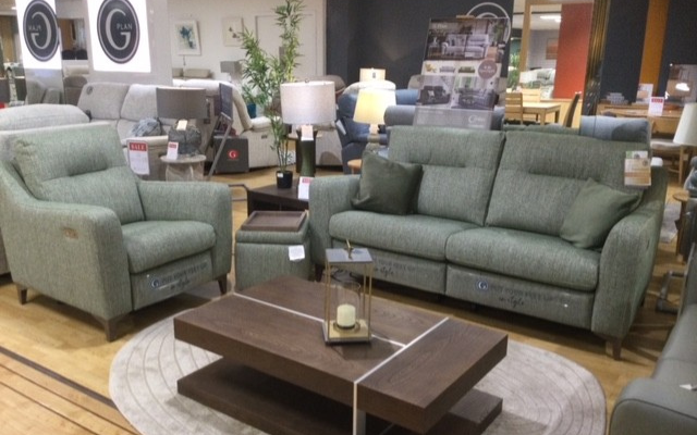 G Plan Austin
3 Seater Power Recliner Sofa, Power Chair & Footstool
Was £3,537 Now £2,099
VISIT US
G Plan Austin
3 Seater Power Recliner Sofa, Power Chair & Footstool
Was £3,537 Now £2,099
VISIT US