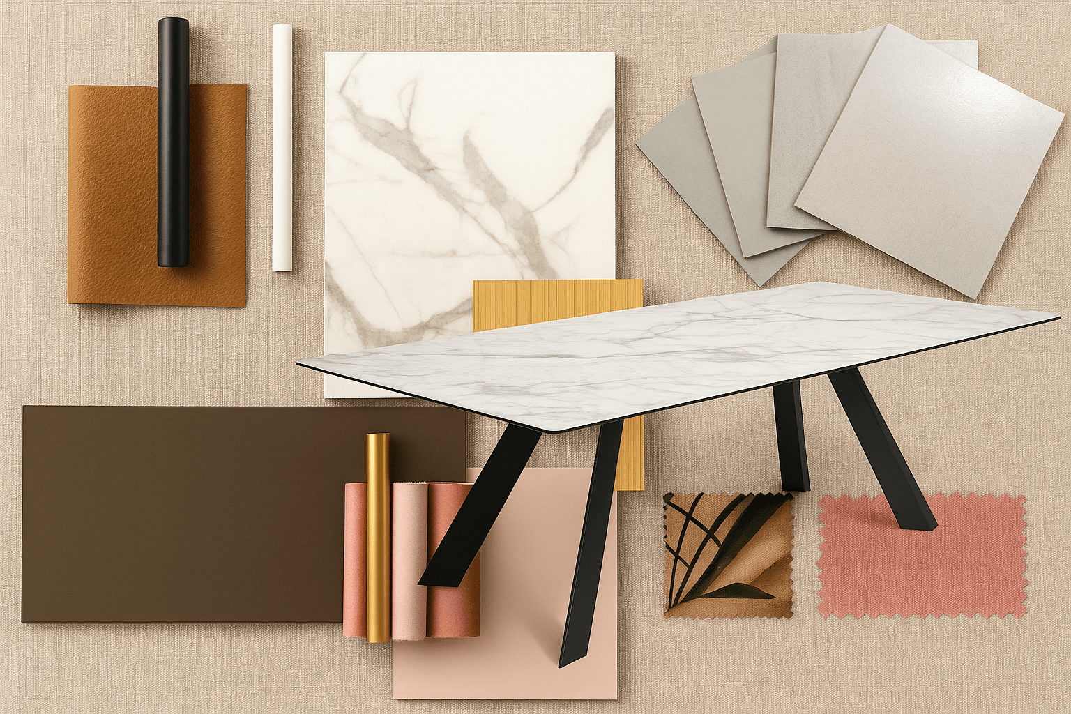 Calligaris select only the finest materials — beautiful, safe, and built to last. From premium woods to durable fabrics and leathers, every element is crafted with care, including metal shaped to perfection.

They use only premium materials designed for beauty, comfort, and lasting performance. Fabrics are soft, stain-resistant, and antimicrobial; woods are sustainably sourced and expertly finished; ceramics combine stoneware and tempered glass for unmatched durability; and plastics are formulated for strength, style, and longevity.
