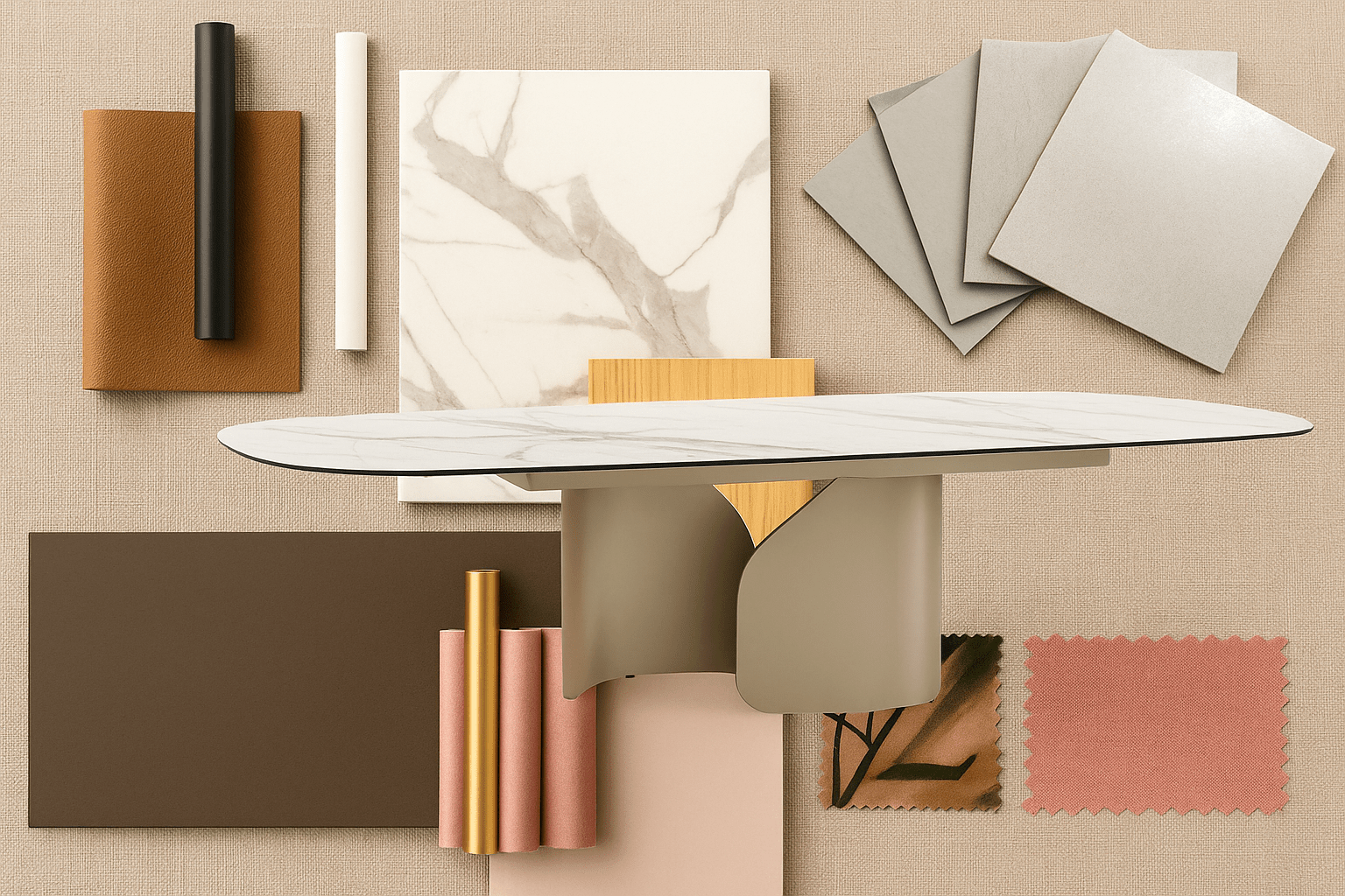 Calligaris select only the finest materials — beautiful, safe, and built to last. From premium woods to durable fabrics and leathers, every element is crafted with care, including metal shaped to perfection.

They use only premium materials designed for beauty, comfort, and lasting performance. Fabrics are soft, stain-resistant, and antimicrobial; woods are sustainably sourced and expertly finished; ceramics combine stoneware and tempered glass for unmatched durability; and plastics are formulated for strength, style, and longevity.
