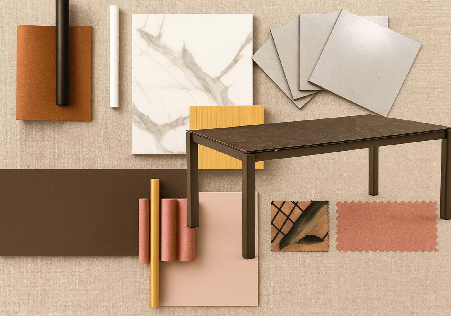 Calligaris select only the finest materials — beautiful, safe, and built to last. From premium woods to durable fabrics and leathers, every element is crafted with care, including metal shaped to perfection.

They use only premium materials designed for beauty, comfort, and lasting performance. Fabrics are soft, stain-resistant, and antimicrobial; woods are sustainably sourced and expertly finished; ceramics combine stoneware and tempered glass for unmatched durability; and plastics are formulated for strength, style, and longevity.
