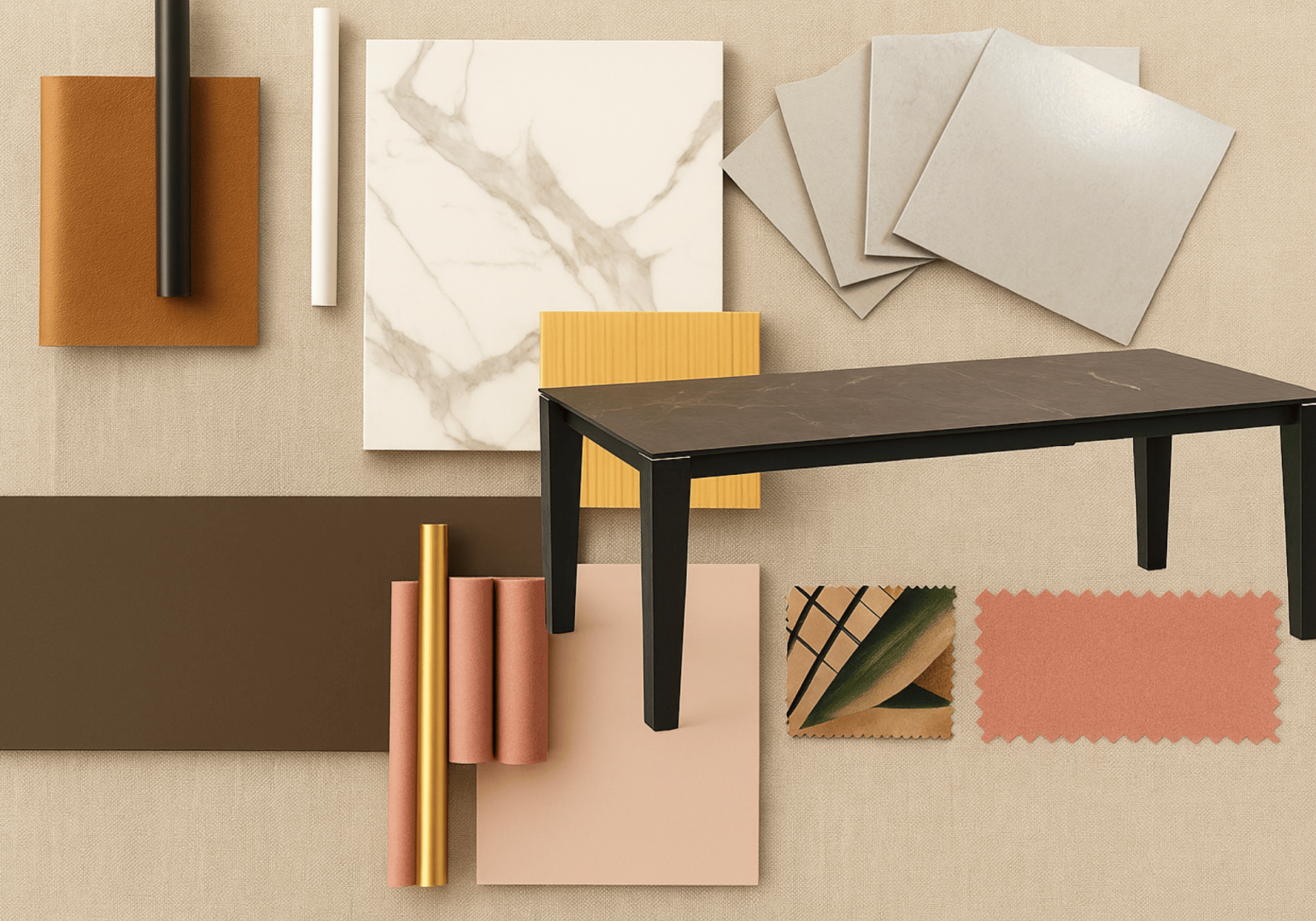 Calligaris select only the finest materials — beautiful, safe, and built to last. From premium woods to durable fabrics and leathers, every element is crafted with care, including metal shaped to perfection.

They use only premium materials designed for beauty, comfort, and lasting performance. Fabrics are soft, stain-resistant, and antimicrobial; woods are sustainably sourced and expertly finished; ceramics combine stoneware and tempered glass for unmatched durability; and plastics are formulated for strength, style, and longevity.
