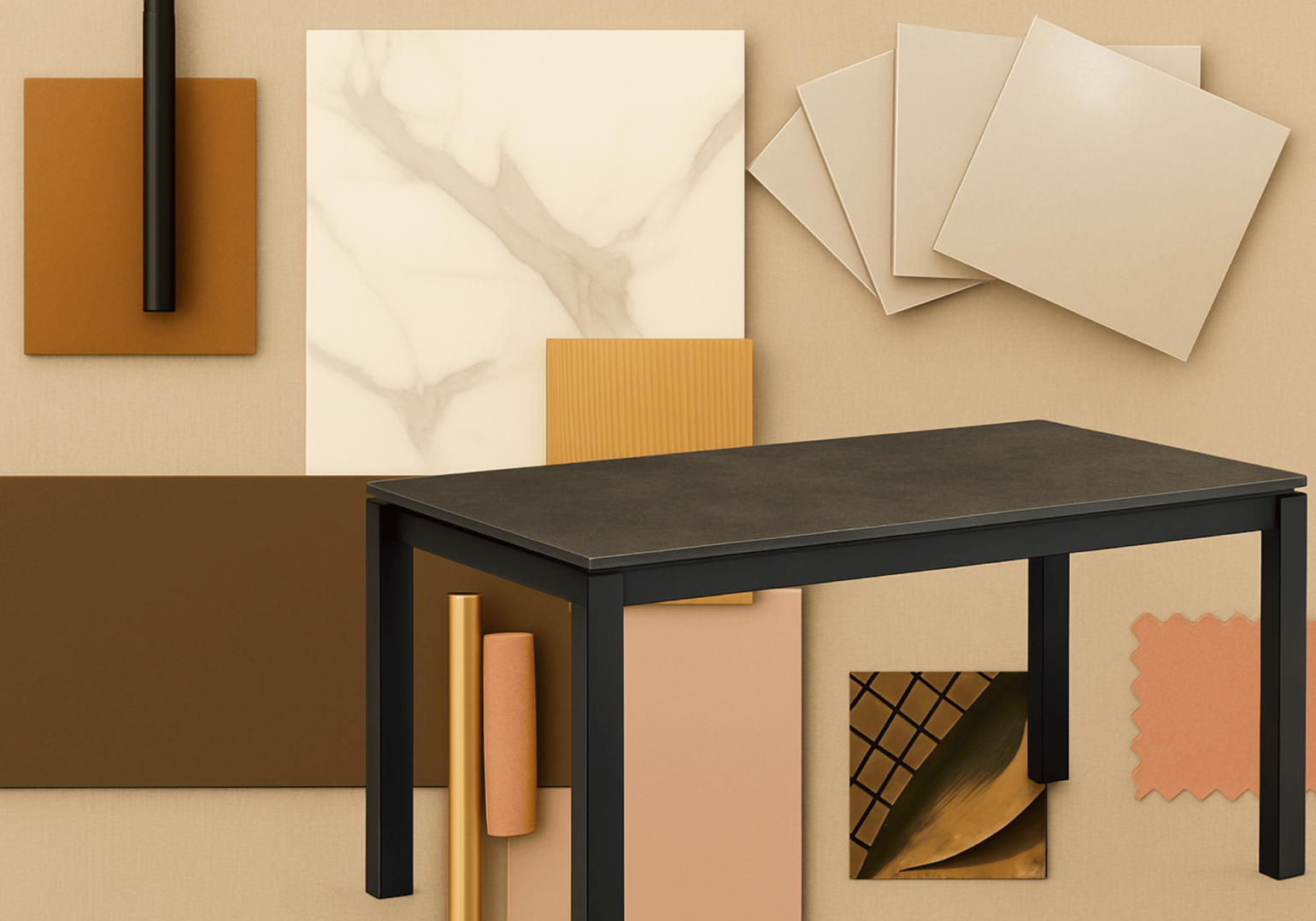 Calligaris select only the finest materials — beautiful, safe, and built to last. From premium woods to durable fabrics and leathers, every element is crafted with care, including metal shaped to perfection.

They use only premium materials designed for beauty, comfort, and lasting performance. Fabrics are soft, stain-resistant, and antimicrobial; woods are sustainably sourced and expertly finished; ceramics combine stoneware and tempered glass for unmatched durability; and plastics are formulated for strength, style, and longevity.

