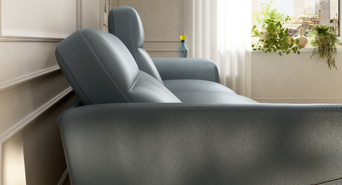 The advanced power mechanism delivers a smooth and controlled reclining motion, synchronising the movement of the seat, backrest, and footrest. This seamless transition into a fully reclined position ensures exceptional comfort and support, allowing you to relax effortlessly at the touch of a button.