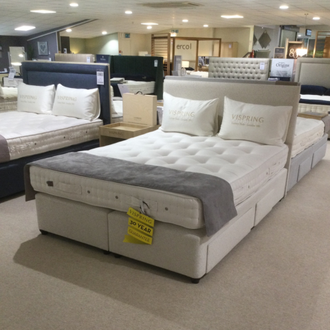 Vi-Spring Baronet Superb
5ft Plymouth Divan Set with Drawers & Headboard
Was £7,092 Now £3,259
VISIT US
Vi-Spring Baronet Superb
5ft Plymouth Divan Set with Drawers & Headboard
Was £7,092 Now £3,259
VISIT US