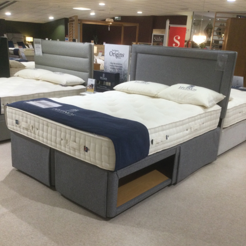 Hypnos Hideaway
5ft Divan Base & Headboard (mattress sold separately)
Was £2,115 Now £999
VISIT US
Hypnos Hideaway
5ft Divan Base & Headboard (mattress sold separately)
Was £2,115 Now £999
VISIT US