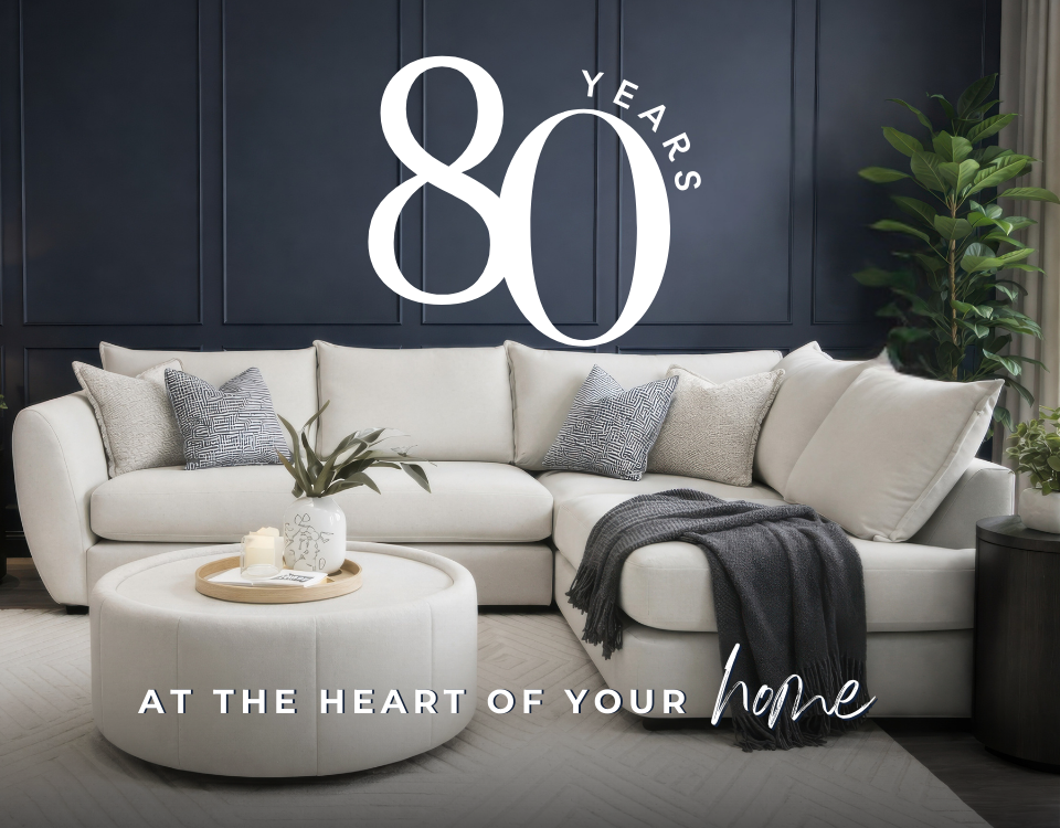 Today, Cookes Furniture stands as one of the region’s most trusted names in home interiors, proudly celebrating 80 years of craftsmanship, service and family tradition. Family-run and now in its third generation of leadership, our business continues to be guided by the same values it was founded on - quality, integrity and personal service.
For eight decades, we have championed beautifully crafted furniture and accessories from some of the finest brands in the world, combining expert knowledge with the personal touch our customers know and appreciate.
Across our thoughtfully curated showrooms, our dedicated team helps families create spaces that feel welcoming, comfortable and truly their own. From timeless classics to contemporary collections, our focus remains unchanged - exceptional quality, considered design and service you can rely on.
As we mark this milestone year, we remain as passionate about beautiful homes as we were on day one. While styles may evolve and trends may change, our commitment to craftsmanship, care and community endures - and we look forward to continuing our story for generations to come.