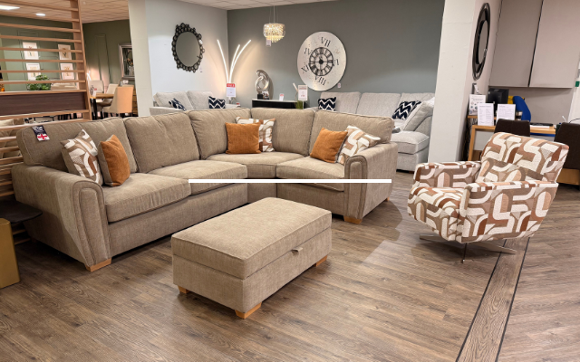 Alstons
Ivy Corner Sofa Group, Swivel Chair & Footstool
Was £4,472 Now £3,499
VISIT US
Alstons
Ivy Corner Sofa Group, Swivel Chair & Footstool
Was £4,472 Now £3,499
VISIT US